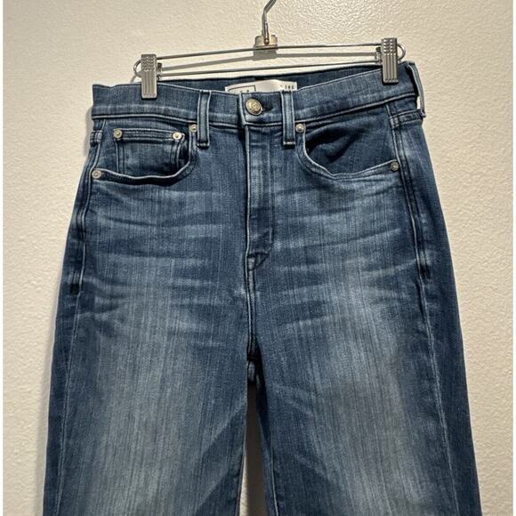 AYR Women’s The Pop Jeans Size 28S Short Ankle Frayed Hem Denim - Picture 2 of 10